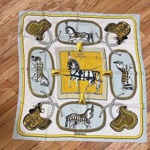 Authentic Vintage Silk Hermes Scarf